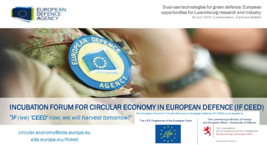 Incubation forum for circular economy in European Defence
