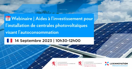 Aides à l’investissement pour l’installation de centrales photovoltaïques visant l’autoconsommation